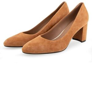 Elegant Tan Women's Block Heel Shoes -Aerosoles size 8